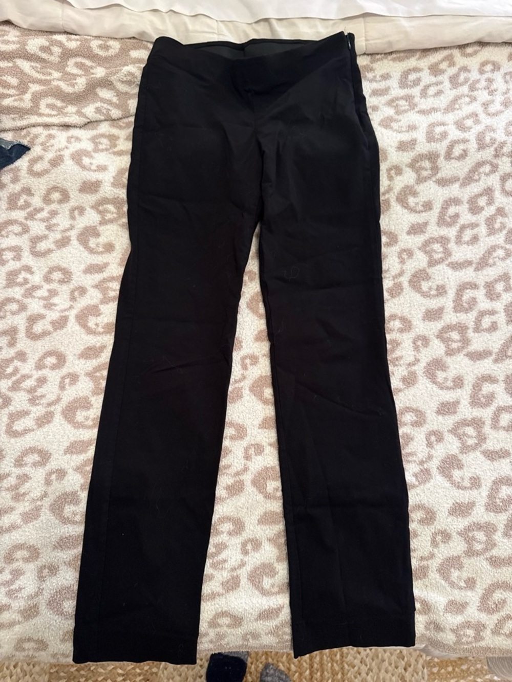WHBM Straight Leg Pants Black Size 6R